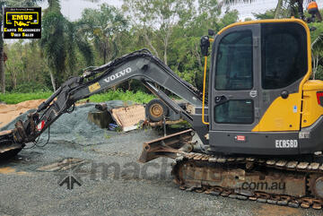 2014 Volvo ECR58D Excavator, E.M.U.S MS1202