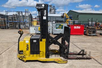 YALE 1.5T Walk Behind Reach | Side Shift | New Battery