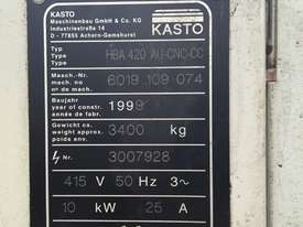 Used Kasto 420 Auto Bandsaw - picture2' - Click to enlarge