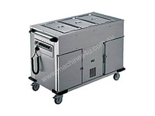 Rieber NORM-III-1-1K - Bain Marie Top 1 x Heated Cabinet 1 x Refrigerated Cabinet Mobile Food Transp