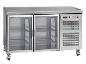 FAGOR 2 Glass Door SS Top Refrigerated Counter MFP-135CGD - picture0' - Click to enlarge