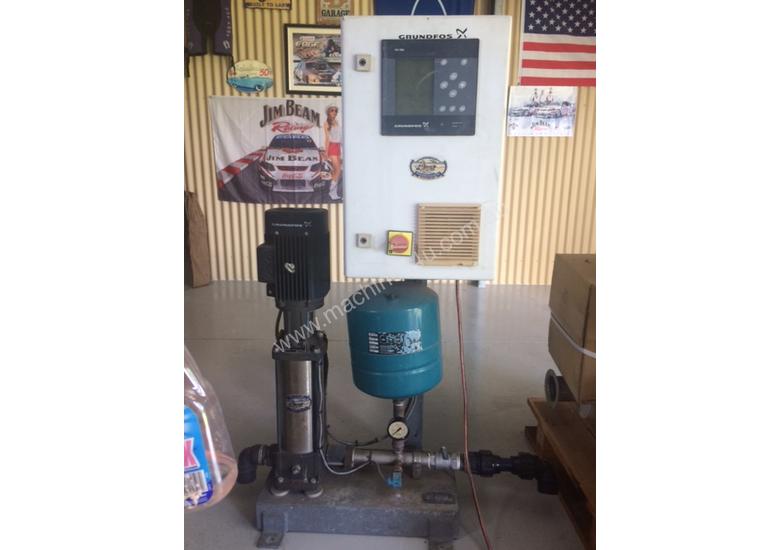 caption Grundfos water pump. 2.5L/S 350Kpa. 240V Veriable speed