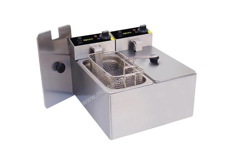 caption Apuro P107-A - Double Fryer 2 x 3Ltr