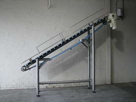 Stainless Steel Incline Conveyor - 2.9m high - picture0' - Click to enlarge