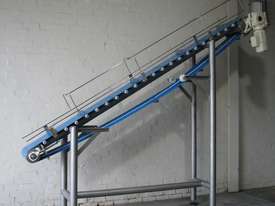 Stainless Steel Incline Conveyor - 2.9m high - picture0' - Click to enlarge