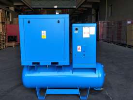 FOCUS INDUSTRIAL 40 CFM/10hp Rotary Screw Compressor w/ Integrated Air Receiver Tank.  - picture0' - Click to enlarge