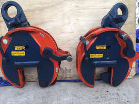 CROSBY IP10 12TON VERTICLE LIFTING CLAMPS x2 (sale includes 2 clamps!) - picture2' - Click to enlarge