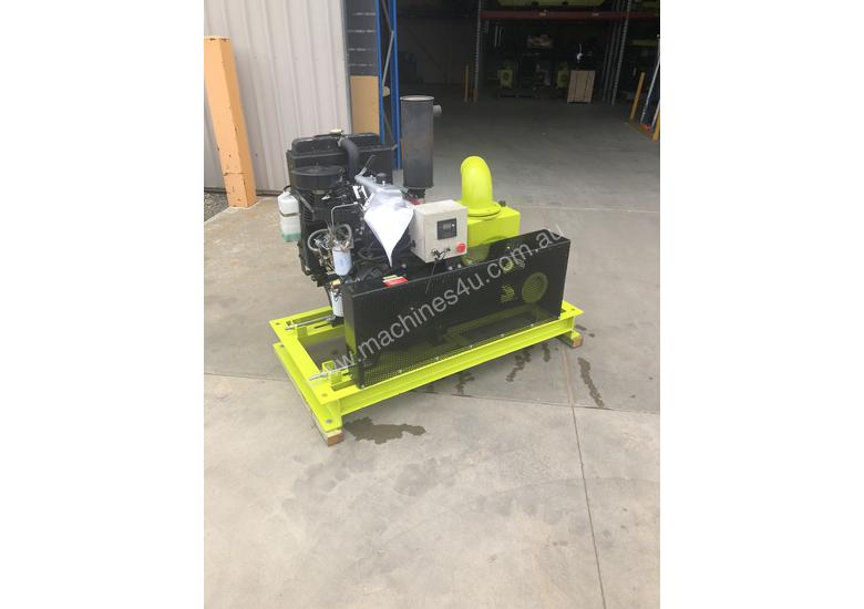 caption Diesel irrigation pump set
