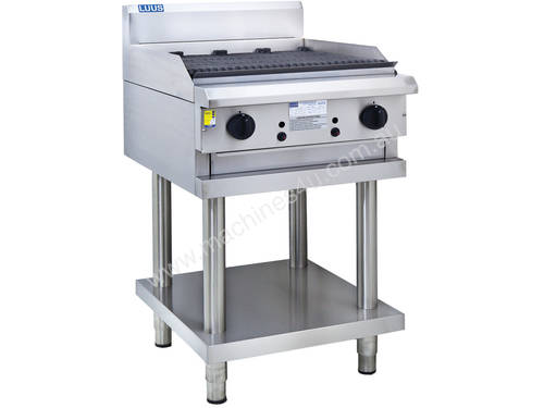 600mm Chargrill with legs & shelf