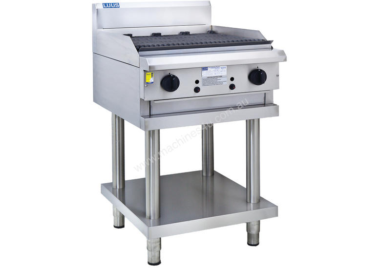 caption 600mm Chargrill with legs & shelf