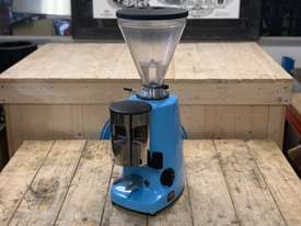 MAZZER SUPER JOLLY AUTOMATIC CUSTOM SKY BLUE ESPRESSO COFFEE GRINDER - picture1' - Click to enlarge