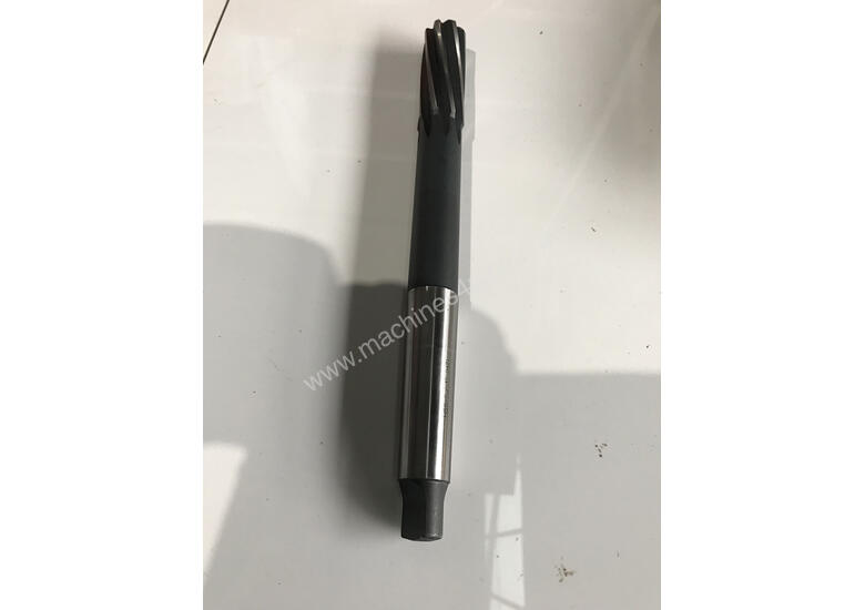 caption Sutton Tools High-Speed Steel Cobalt 1 inch #3 Morse Taper Shank M/C Reamer
