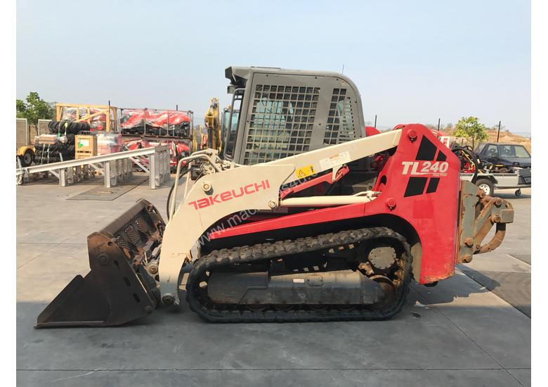caption Takehuchi TL240 Skid Steer