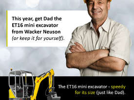 Wacker Neuson ET16 Mini Excavator - picture0' - Click to enlarge