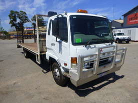 2007 Mitsubishi FK600 Fuso Fighter Flat Bed Truck with Ramps - picture1' - Click to enlarge