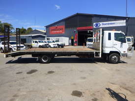2007 Mitsubishi FK600 Fuso Fighter Flat Bed Truck with Ramps - picture2' - Click to enlarge