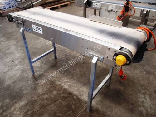 Flat Belt Conveyor, 1500mm L x 350mm W x 820mm H