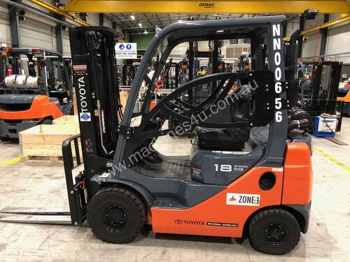 Toyota 1.8 Tonne Flameproof Container Forklift in good condition