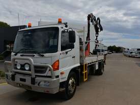 2009 HINO FG 500 - Truck Mounted Crane - 1527 - Tray Truck - Tray Top Drop Sides - picture0' - Click to enlarge
