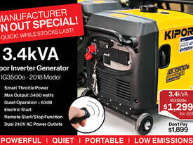 3.4kVA Kipor Inverter Generator - 2018 Model - picture0' - Click to enlarge