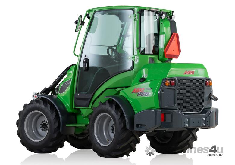 Avant 860i Compact Loader with GT Enclosed Cab and A/C