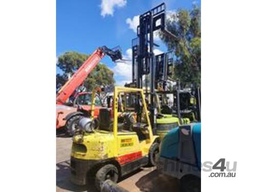 caption Hyster Counterbalance Forklift with Sideshift H2.50DX - LPG - 3 stage mast max lift height 4315mm