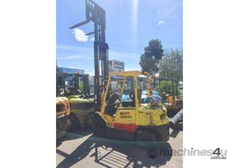 caption Hyster Counterbalance Forklift with Sideshift H2.50DX - LPG - 3 stage mast max lift height 4315mm