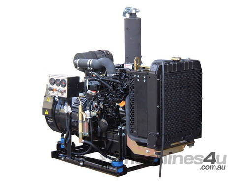 caption Isuzu Powered 3 Phase 6 KVA Radiator Cooled Gen Set