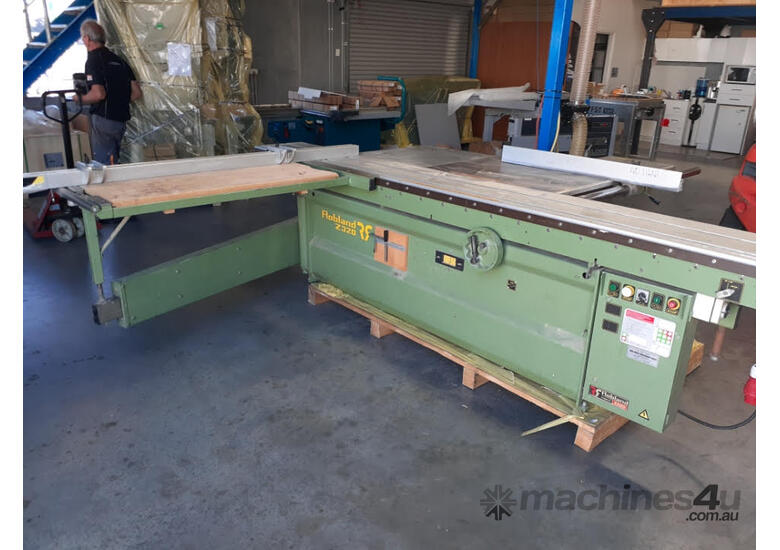 caption Robland Belgium 3.2 Panel Saw Swinging Arbor