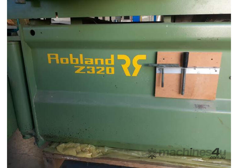 caption Robland Belgium 3.2 Panel Saw Swinging Arbor