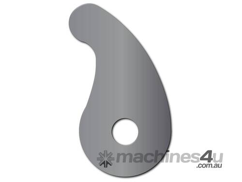caption Paisley Left Carbide Insert Cutter 70-817 by Rikon