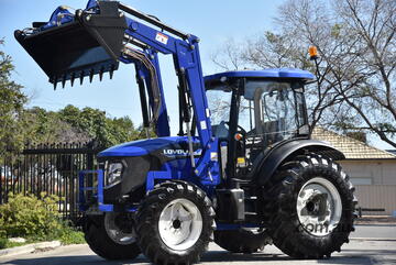 TRIDENT LOVOL 85HP Tractor Shuttle Shift 4WD A/C Cabin with FEL 4in1 bucket Nationwide Delivery