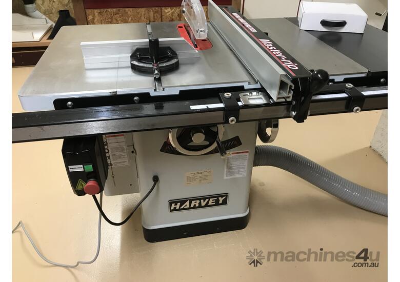 Used 2015 Harvey INDUSTRIAL 10 INCH TABLE SAW WITH INCLUDED 8 INCH DADO