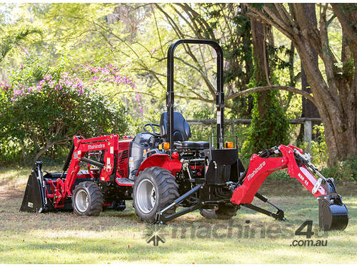 Mahindra Max28 HST with Front End Loader : Power and Precision for Your Property Maintenance Needs