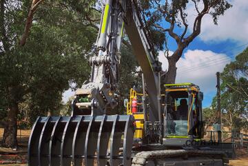 Stick Rake to suit 10-15Ton machines Kobelco