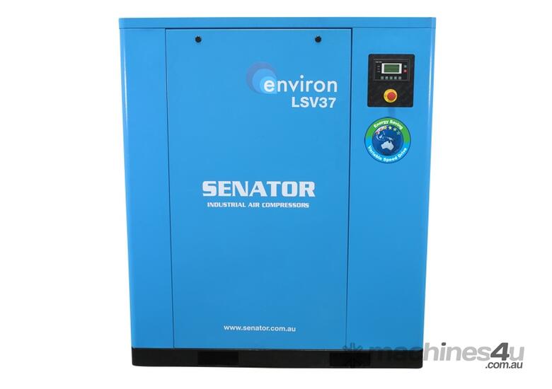 caption CVA Compressors - New Senator Rotary Screw VSD Air Compressor LSV37 - 37kw - 79-225cfm