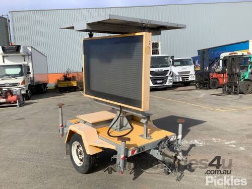 2016 Data Signs Single Axle Sign Board Trailer