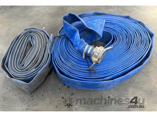 2 X LAY FLAT HOSES