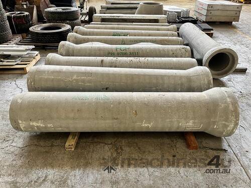 QTY 8  AST CONCRETE DRAINAGE PIPES 