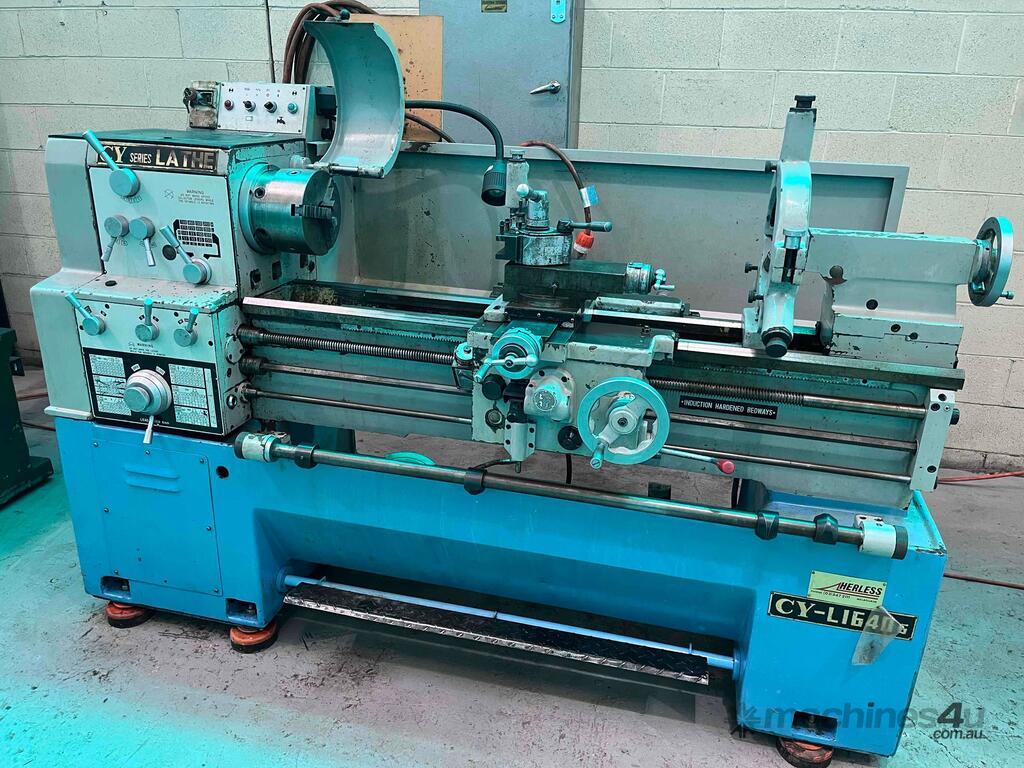 Used herless CY-L1640G Gap Bed Lathes in BRAYBROOK, VIC