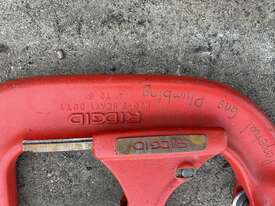 Ridgid Heavy Duty Pipe Cutter - picture2' - Click to enlarge