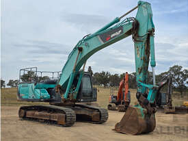 LIVE ONLINE AUCTION - Kobelco SK350LC-10 35 Tonne Crawler Hydraulic Excavator Turbo Diesel 260HP 7.7 - picture0' - Click to enlarge