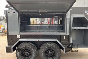 8x5 Tradie Trailer - Gloss Gray 3500KG ATM Builders Trailer Pack BIGMAN TRAILER