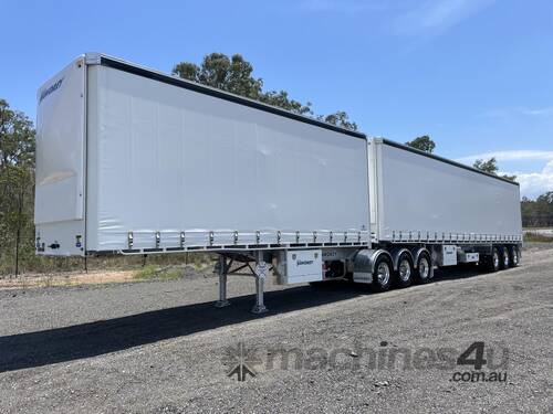2023 Vawdrey 34 Pallet Drop Deck B Double Curtainsider Combination - Hire