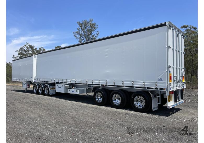 2023 Vawdrey 34 Pallet Drop Deck B Double Curtainsider Combination - Hire