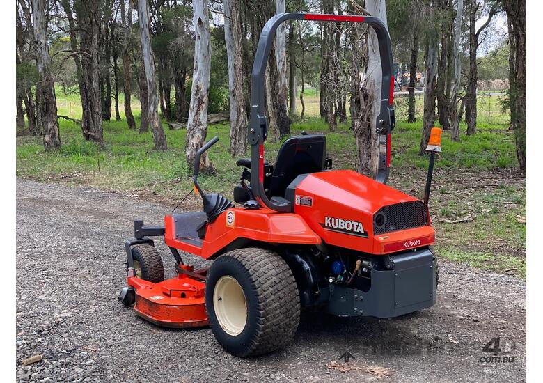 caption Kubota ZD28 Zero Turn Lawn Equipment