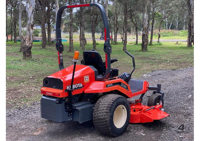 caption Kubota ZD28 Zero Turn Lawn Equipment