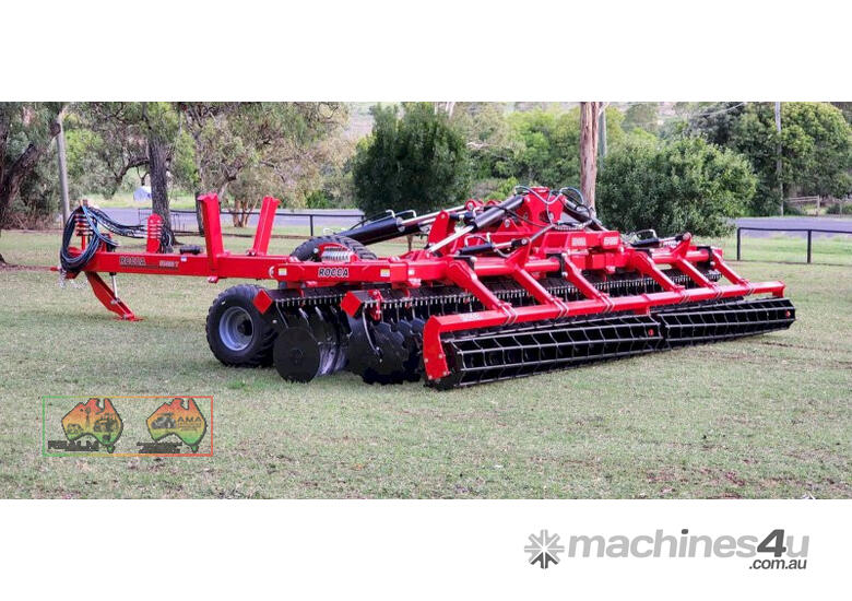 caption (7996) NEW - Rocca SupaTill ST-800T, Heavy Duty Trailing Speed Tiller. (Kearneys Spring, QLD)