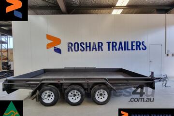 16X6'6 TRI-AXLE BOX CAR CARRIER TRAILER WITH 10