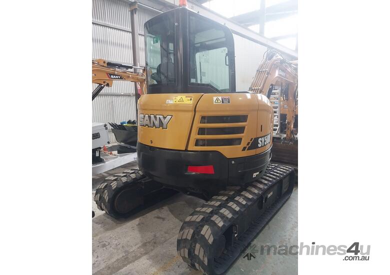 caption 2019 SANY SY50U Excavator: Great Condition, Fully Service & Ready for Work!